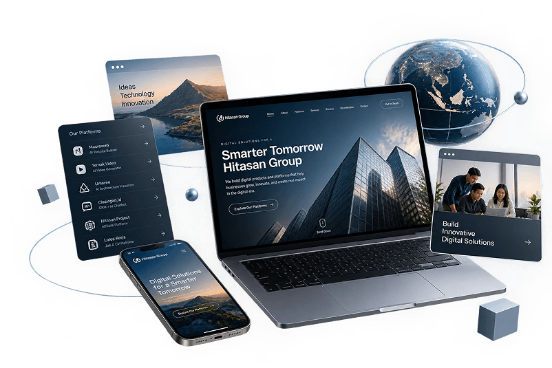 Hitasan platform mockup